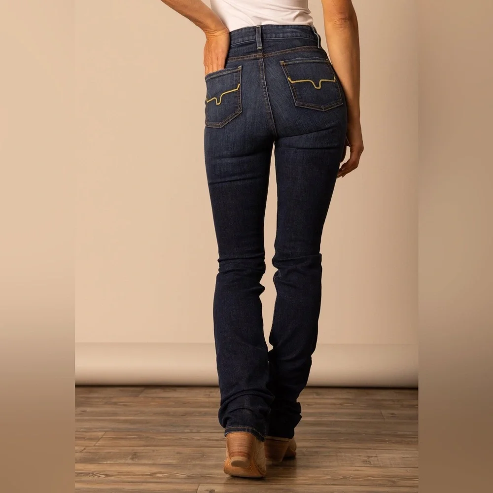 Kimes Ranch Sarah jeans women’s sz 16 x 32 dark wash high waisted slim bootcut - Picture 12 of 12